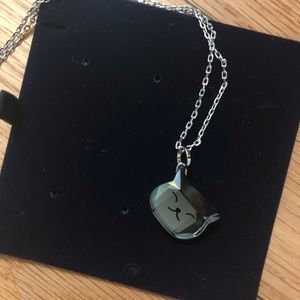 Swarovski cat necklace